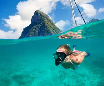 Saint Lucia: Snorkeling Beneath the Pitons in Soufriere