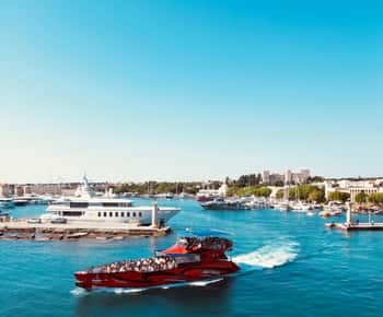 Kiotari, Lardos, Lindos: High Speed Boat Trip to Rhodes Town