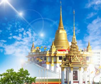 Bangkok: Wat Ratchanatdaram, Golden Mount, & Wat Trai Mit