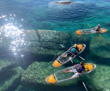 Tahoesee: Klare Kajaktour vom Sand Harbor State Park