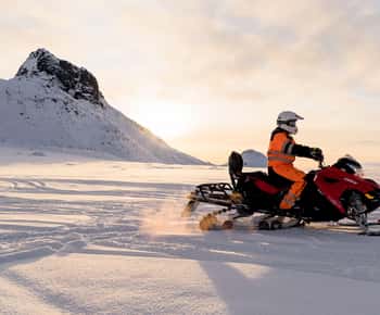 From Reykjavik: Golden Circle and Snowmobiling Tour