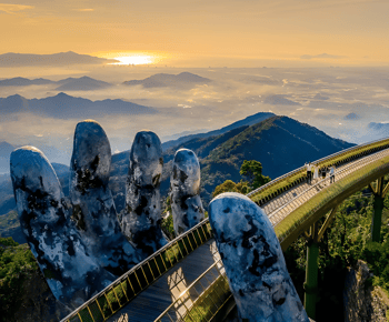 Inngangsbillett til Sun World Ba Na Hills med taubane