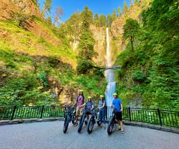 Portland: E-Bike Tour at Multnomah Falls