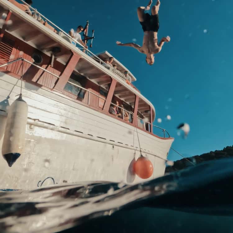 Sunset Boat Party with Live DJs and Swimming in the Blue Lagoon