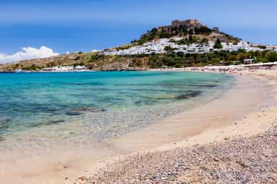 Rhodos: Bootsfahrt nach Lindos mit Badestopps