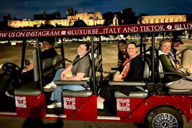 Tour en carrito de golf: lo más destacado de Roma por la noche