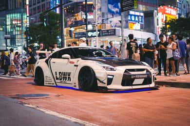 渋谷市：大黒PA LBWK GT-R R35、R34、R33またはR32ツアー