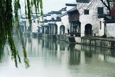 Gardens and Tongli or Zhouzhuang Water Town