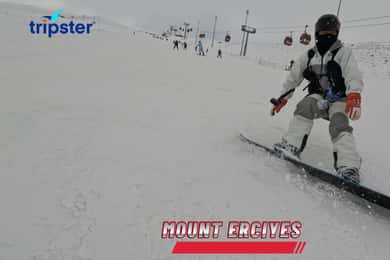 Capadócia: Excursão de esqui ao Monte Erciyes com transfer