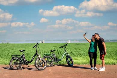 Cidade de Quebec: aluguer de bicicletas elétricas na Ilha de Orléans