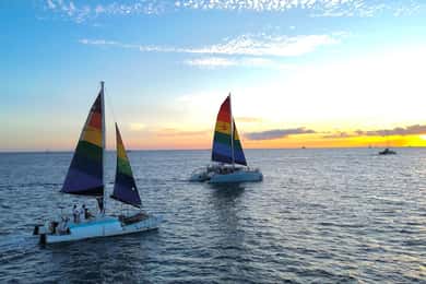 Board from Waikiki Beach: Scenic Sunset Sail on the Hāwea