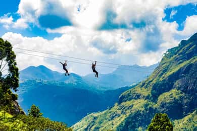 Zip Lining in Ella