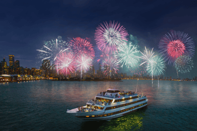 NYC: New Year's Eve Buffet Dinner Fireworks Harbor Cruise