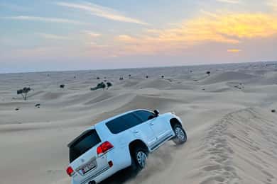 Abu Dhabi: Magisk 4x4-ørkenutflukt med kamelridning og sandboarding