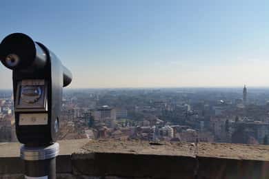 Bergamo i Città Alta: wycieczka skuterem Vespa