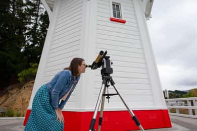 Vom Akaroa-Leuchtturm: Solar Explorer