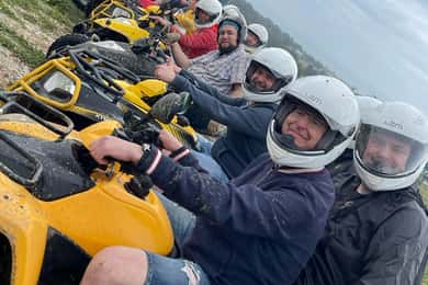 Málaga: Off-Road 2-Seater Quad Tour through Land and River
