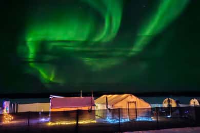 Yellowknife: zajednička sauna i polarna svjetlost