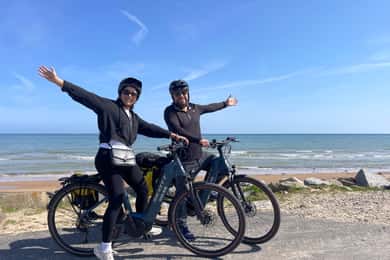 Omaha Beach : Guided Electric Bike Tour