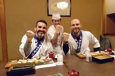 築地：魚市場ガイドツアーとシェフによる寿司作り