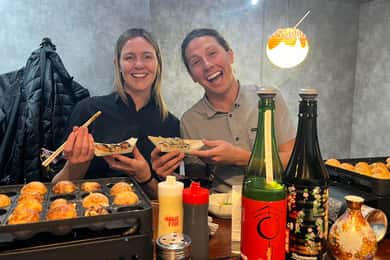 大阪の日本酒試飲とたこ焼きDIY