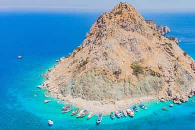From Side/Alanya: Suluada Island Boat Trip with Lunch