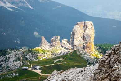 Cinque Torri: klatre-dag i Dolomitterne