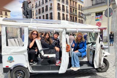 "Se Madrid på ett annat sätt: en privat tur i en lyxig tuk-tuk"