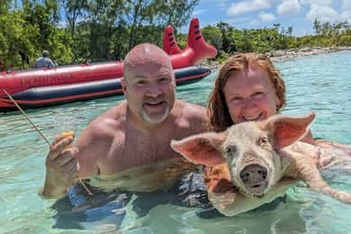 Nassau : baignade privée avec des cochons et aventure en plongée avec tuba