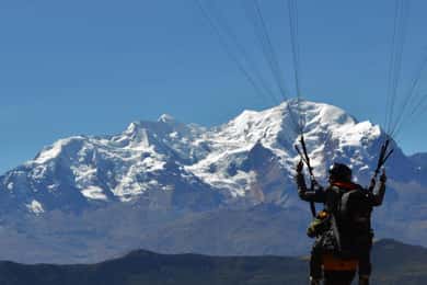 La Paz: Experiência de parapente nos vales andinos