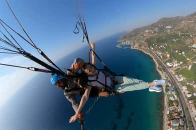 Antalya Side'den Teleferik ile Alanya'ya Yamaç Paraşütü