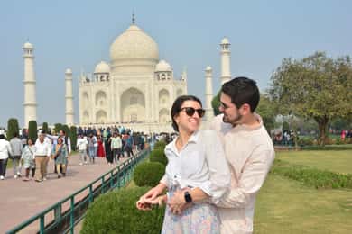 Desde Delhi: Tour Privado del Amanecer del Taj Mahal y el Fuerte de Agra