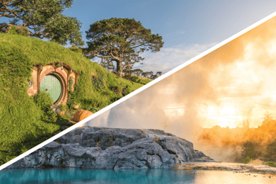 Auckland: Hobbiton and Rotorua Day Tour including Te Puia