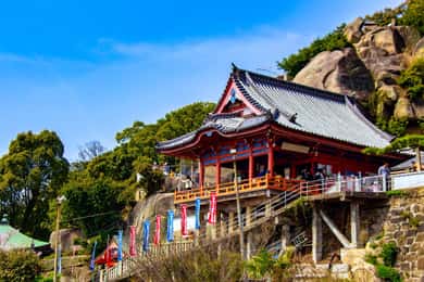 Visite à la journée : Temples d'Onomichi et dégustation de saké Saijo