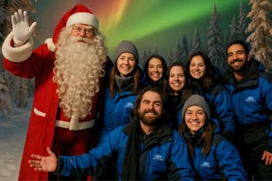 Rovaniemi: Experiência mágica com o Pai Natal e as luzes do norte