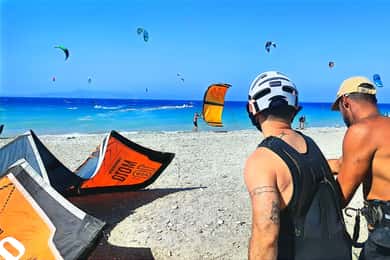 Rhodes: Kitesurf Beginner Course Private Lesson