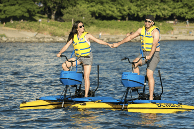 Vancouver: Water Bike Rental in False Creek