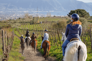 Pompeya: Excursión a las Ruinas y Paseo a Caballo por el Vesubio