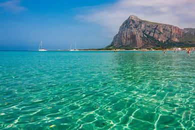 Desde Palermo: Traslado en autobús de ida y vuelta a la playa de San Vito Lo Capo