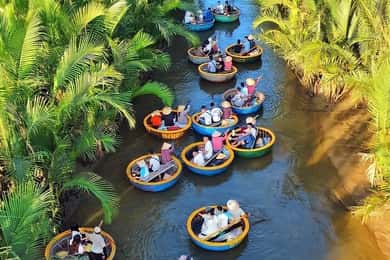 Hoi An: Cam Thanh tour on a Traditional Bamboo Basket Boat