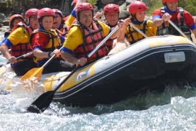 From Durrës Golem: Vjosa Rafting & Benja Thermal Baths Tour