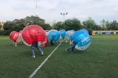 Praga: Bubbles football - Zorb Football in centrum