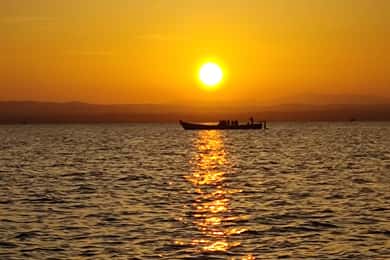 Albufera: Zonsondergang en bezoek aan de barraca (hut)