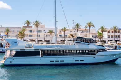 Von Sant Antoni: Hin- und Rückfahrt mit dem Boot nach Formentera