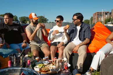 BBQ aan boord van Haarlem Cruise
