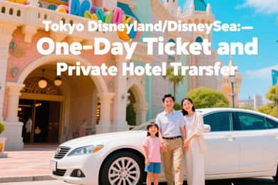 Vstupenky do Tokyo Disneylandu nebo DisneySea a soukromá doprava