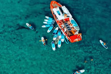 Ibiza: Secret Coves guidad tur med båttur med öppen bar och tapas