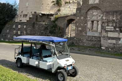 Rome: Appian Way & Roman Catacombs Private Golf Cart Tour