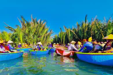 Hoi An: Coconut Basket Boat Rides with Two-way Transfers