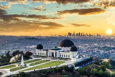 Von Los Angeles aus: Griffith Observatory Open-top Sunset Tour